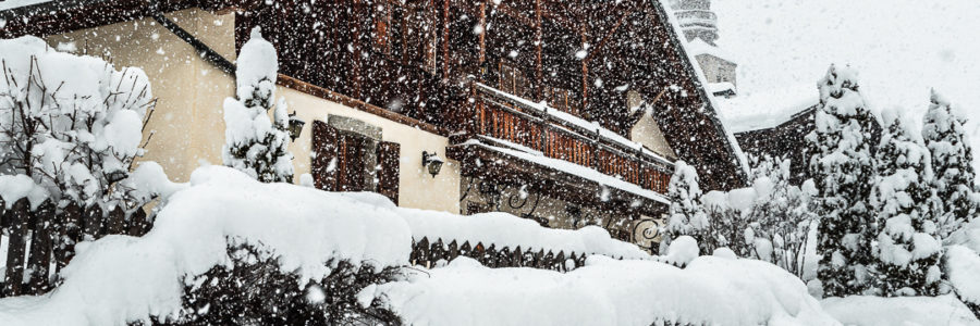 Importantes chutes de neige à Combloux